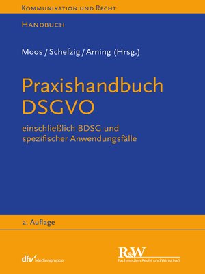 cover image of Praxishandbuch DSGVO